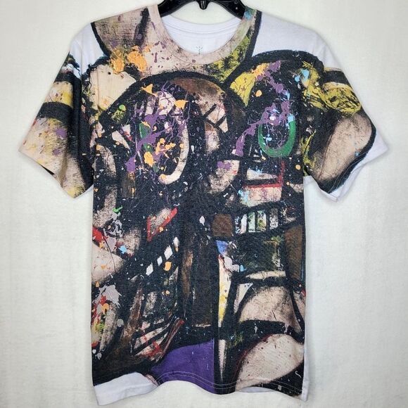 Cactus Jack George Condo Abstract Art T Shirt Size Medium - Picture 1 of 7